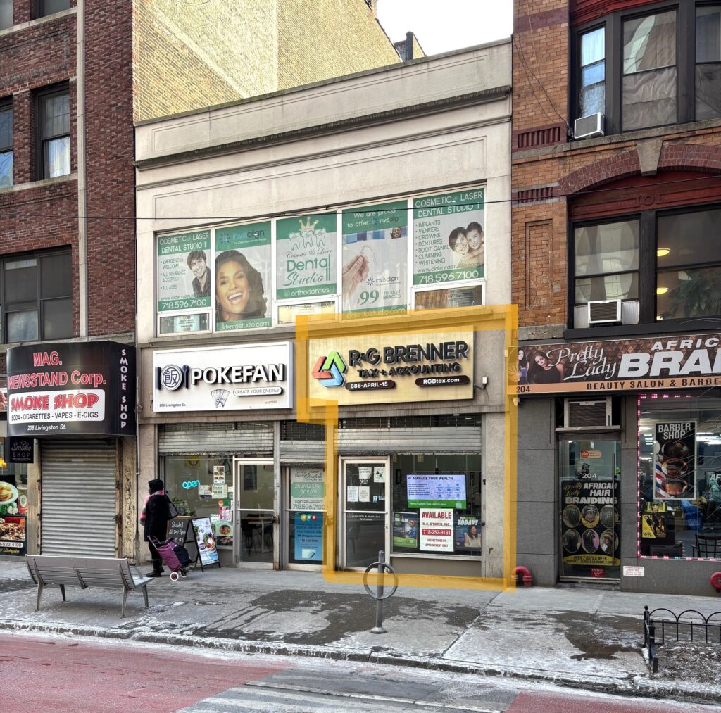 For Lease: 206 Livingston Street, Brooklyn, NY 11201